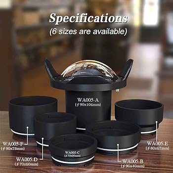 Sea frogs ハウジング用ドームポート　6\" Amazon | Seafrogs 40m/130フィート 水中カメラハウジングケース